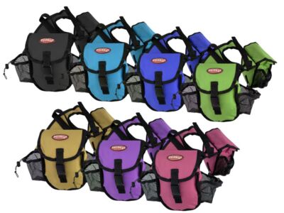 INSULATED Saddle HORN BAG Showman Cordura Nylon with Buckle Closure 7  x 3 1/2 