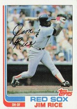 Jim Rice 1982 Topps Baseball Card #750