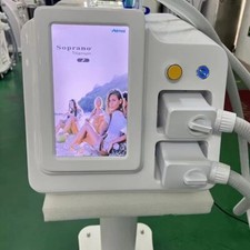 Diode Laser 755 808 1064nm Painless Permanent Hair Removla Machine with 2 Handle