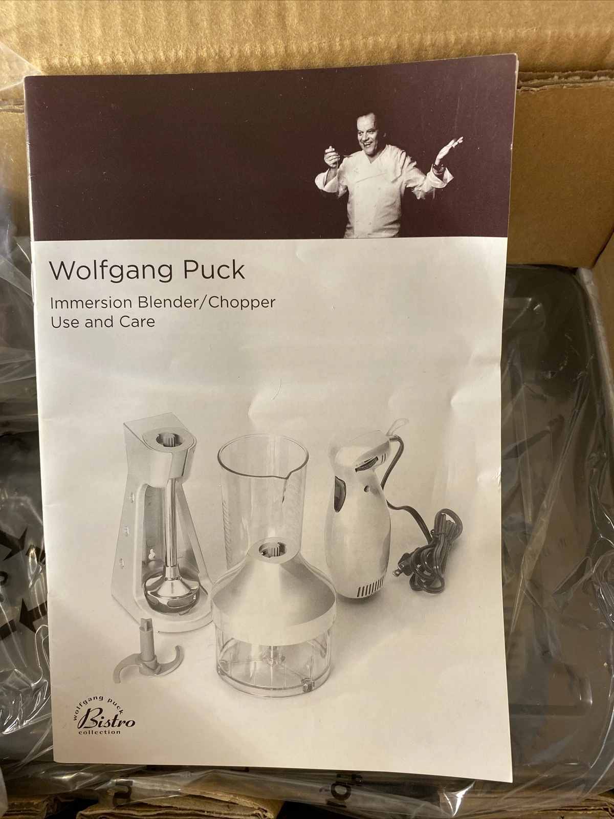 Wolfgang Puck Bistro Collection Immersion Blender KIT BIBC1020