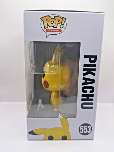 Funko POP! Pokemon Pikachu Exclusive Vinyl Figure Game Stop Diamond Collection - Picture 3 of 4