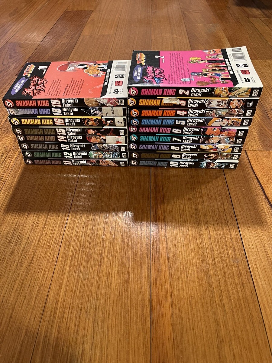 Lot of 19 SHAMAN KING by Hiroyuki Takei English Manga Vol 1-10, 11