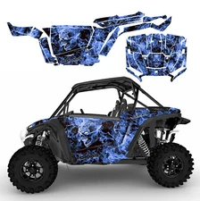 2024 - 2025 Polaris RZR XP 1000 graphics decal kit 24 mil Fiery Zombie 9500N
