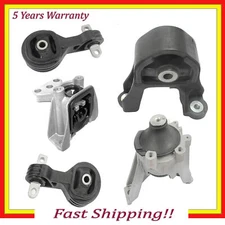 5PCS Set Fits 2007-2011 Honda CRV 2.4L 4WD Engine Motor & Transmission Mount