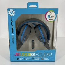 JLab JBuddies Studio On-Ear Folding Kids WIRED Headphones - New