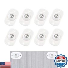 Quacc 8 PCS Self Adhesive Caster Wheels Appliance 360° Swivel Glide Smoothly 