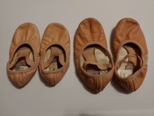 Ballet Slippers Toddler 2 pairs -size 2  size 11 