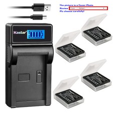 Kastar Battery LCD USB Charger for Kodak LB-080  Kodak PlaySport Zx5 SP1-YL3