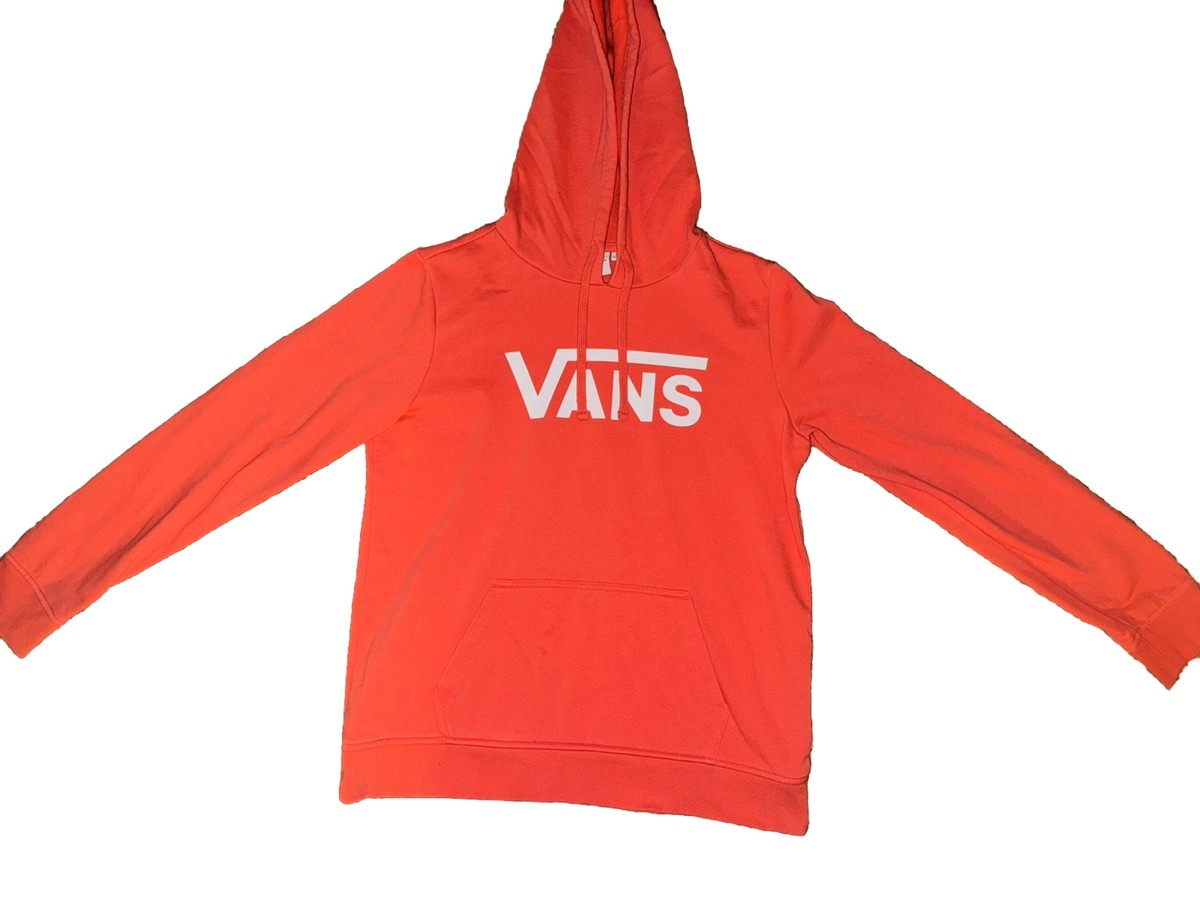 VANS WOMEN'S CLASSIC V II ORANGE HOODIE SIZE MEDIUM. | eBay