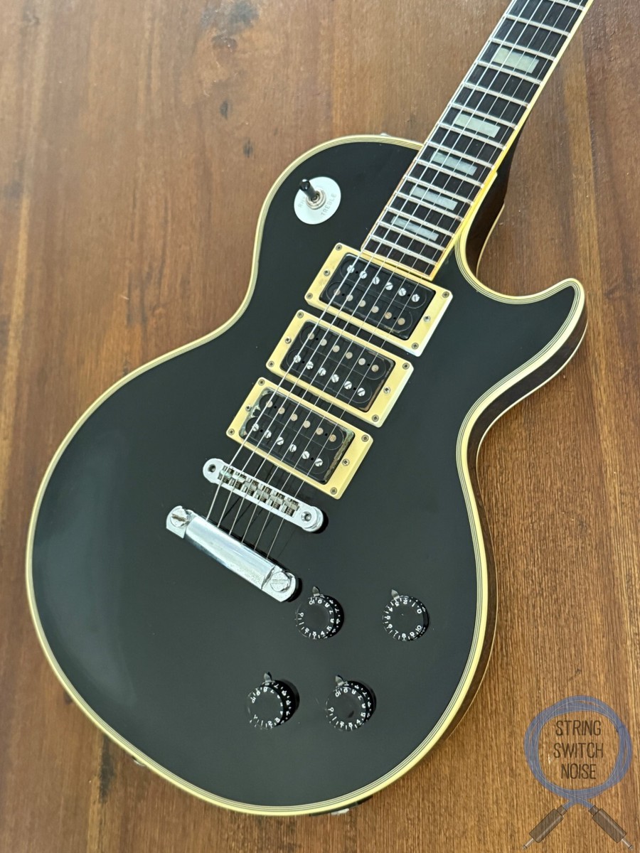 Vtg Greco「 Les Paul Professional model」 Greco, Les Paul Custom, EG600P, Black,1977 vintage, “Frampton” | eBay