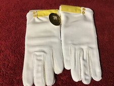Vintage Children  s Stretch Nylon Dress Gloves: Made in Hong Kong