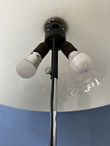 Vintage Dijkstra Pilz Stehlampe mit weißem Acrylglasschirm - Bild 8 von 10