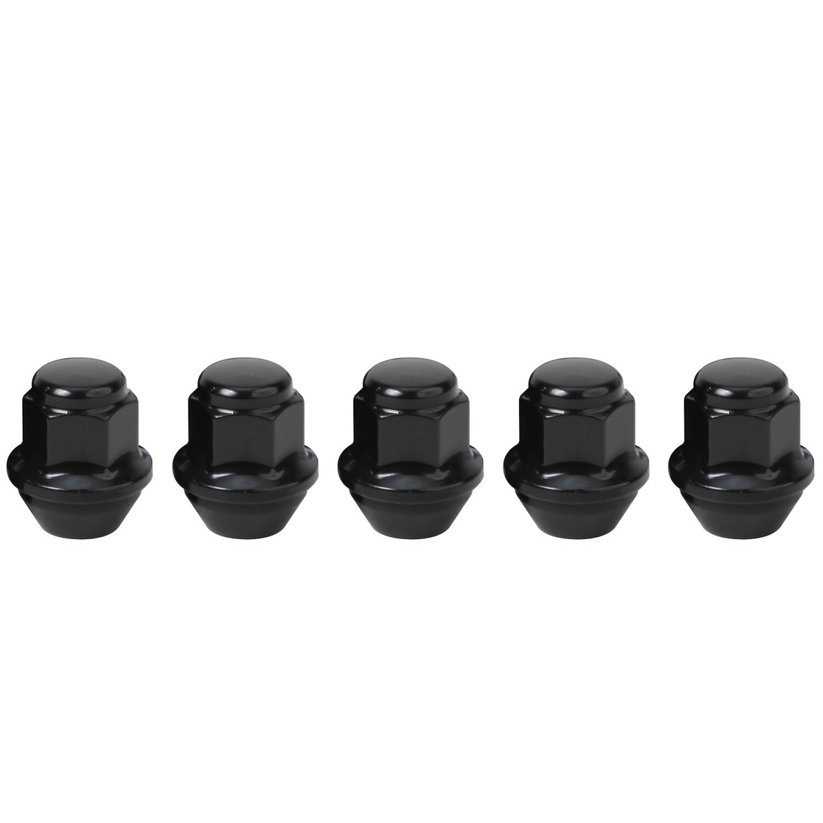 20pc 12x1.5 Black Wheel Lug Nuts for Lincoln MKZ Ford Fusion 1.18