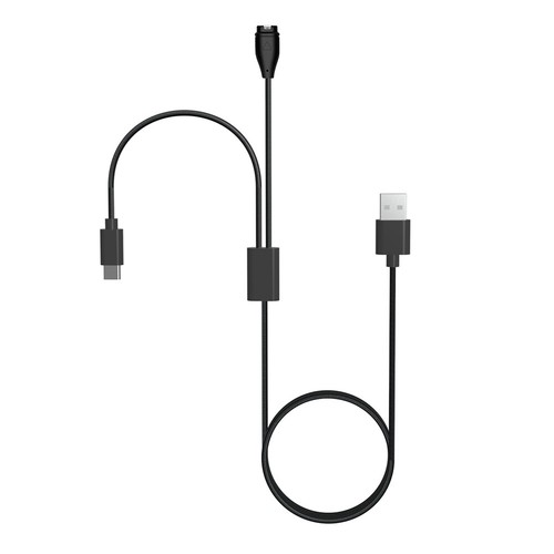Chargeur Pour Garmin - Câble 100 Cm + Station De Charge - Compatible Vivoactive 5, Fenix 6/7, Forerunner 965, Venu 2 Plus