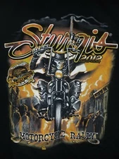 Sturgis Motorcycle Rally 2012 T Shirt Size XL. HOT LEATHERS.  (8)