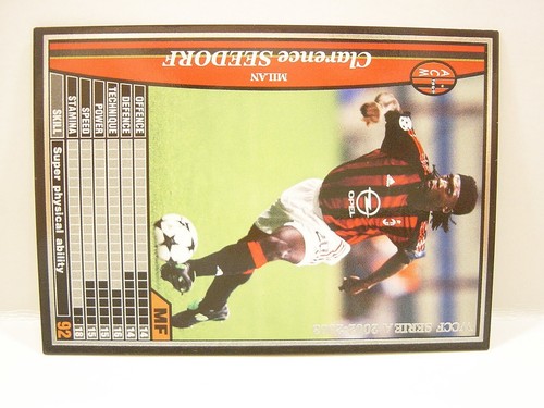 Panini WCCF 2002-03 Clarence Seedorf 1976 Dutch No.20 AC Milan Serie A #155 - Picture 3 of 6