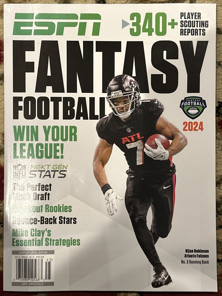 ESPN FANTASY FOOTBALL Magazine SEPT 2024 ATLANTA FALCONS