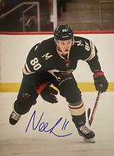 Pavel NOVAK Signed 8x10 Photo! MINNESOTA WILD PROSPECT! CZECHIA! W/COA