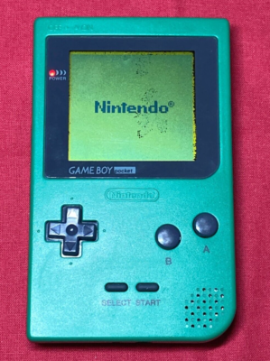 【新品・未使用】GAMEBOYpocket グリーン Nintendo Gameboy Pocket Green Console Only NTSC-J Region Free 7380