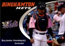 2008 Binghamton Mets Choice #15 Salomon Manriquez Valencia Venezuela VZ Card