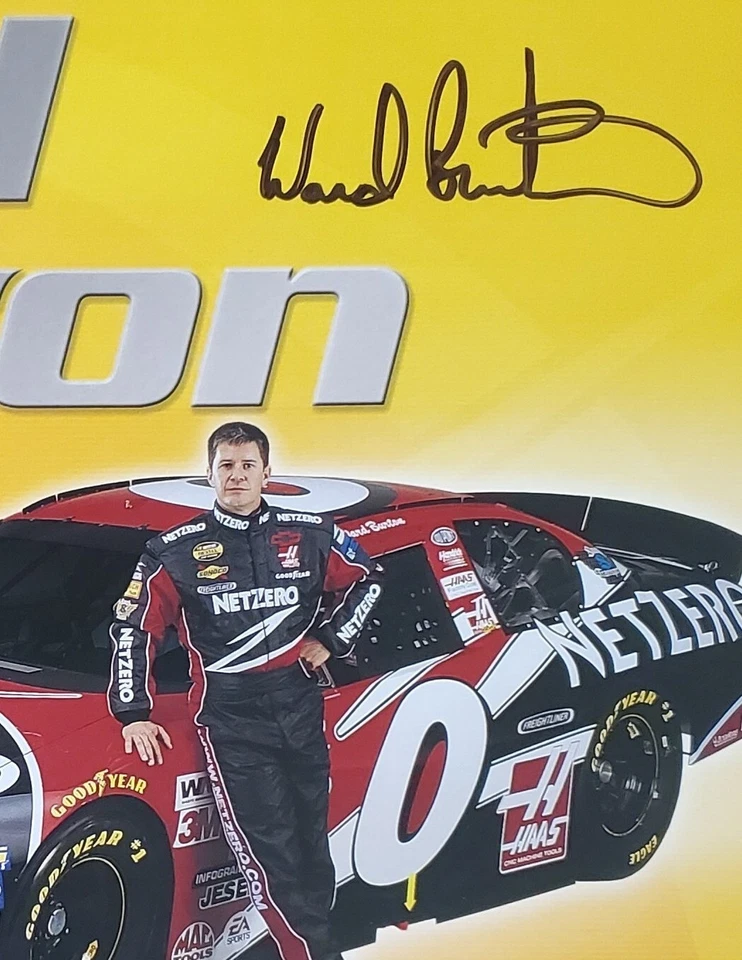 Фотография Уорда Бертона с автографом 8x10 NASCAR Chevrolet - Изображение 4 из 4