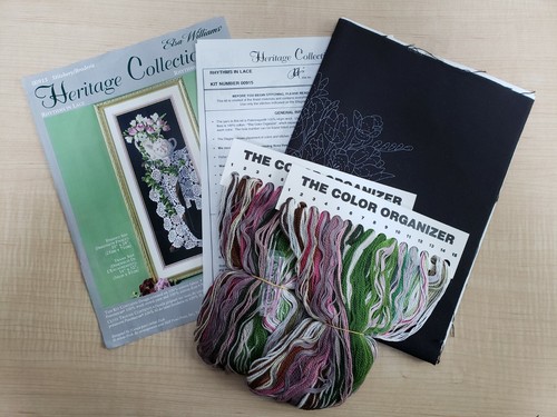 Elsa Williams Heritage Collection Stitchery Rhythms in Lace Kit #915 10x28