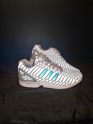 Adidas ZX flux Xeno reflective uk9 | eBay UK