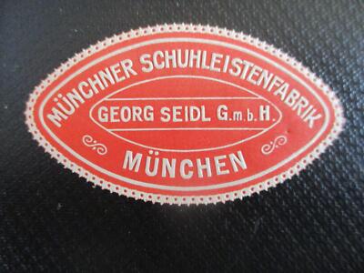(12434) Reklamemarke - Münchner Schuhleistenfabrik Georg Seidl GmbH