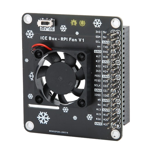 New GPIO Cooling Fan Expansion Board with LED For Raspberry Pi 4B/3B+/3B/3A+ - Afbeelding 2 van 10