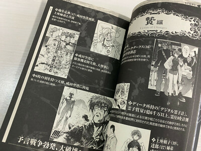 USED BASTARD Official Data Book + POSTCARD EX 2 Set Japanese