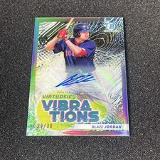 2022 Bowman Virtuosic Vibrations Blaze Jordan Auto #29/30 VV-10