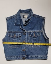 Vintage Jordache Concepts Cropped Denim Vest
