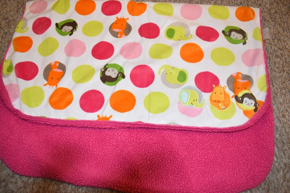 H3 Mantas y Más Allá Mono Jirafa Elefante Peluche Sherpa Terciopelo Manta Bebé Foto 3 de 3