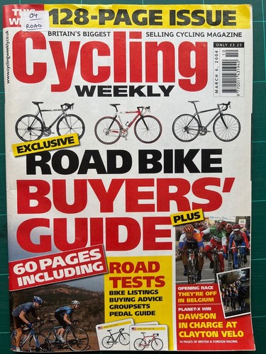 Cycling Weekly March 6th 2004, Road Bike Buyer's Guide - 第 1/3 張圖片