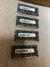 Lot Of 4 Ramaxel 2GB 1Rx8 PC3-10600S-999 Laptop Notebook RAM
