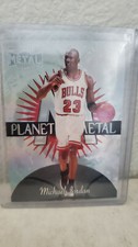 1997 Metal Universe Planet Metal Michael Jordan #1 card