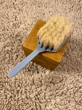 Vintage Blue Handle Soft Baby Brush from 1955