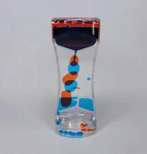 Motion Bubbler Oil Water Liquid Orange & Blue Sensory Toys Fidget Toy
