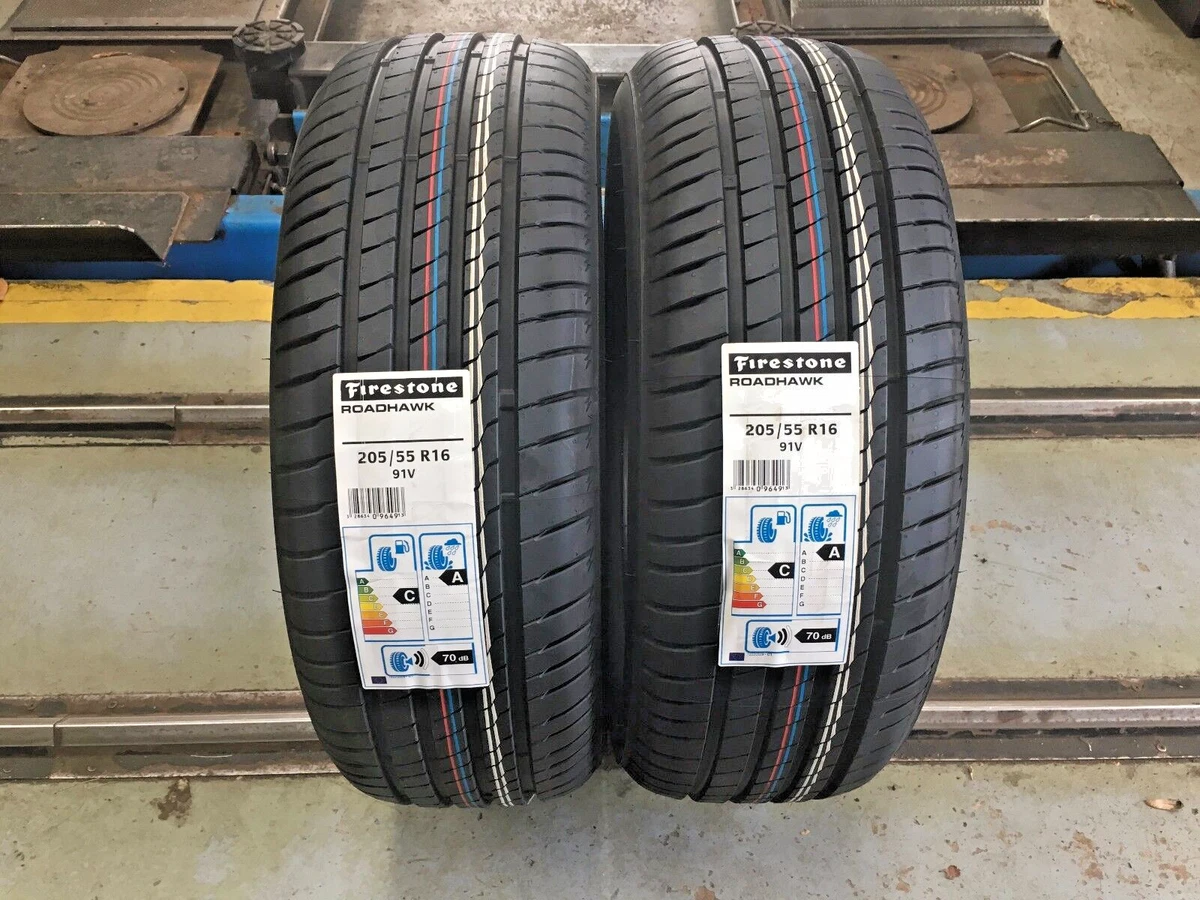 X2 205 55 16 205/55R16 91V FIRESTONE TYRES WITH AMAZING C,A RATINGS!!!