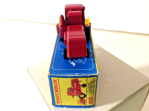 Matchbox by Lesney RW 1-75 No.65c Claas Combine Harvester *TYP4* 1970 mit F2-OVP - Bild 6 von 12