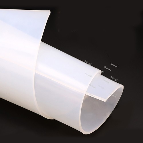 Soft Silicone Rubber Sheet Translucent High Temp Mat Plate Thickness 0.5mm-10mm - Picture 2 of 9