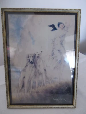 cadre ancien métal à poser garanti A.GEERDING Paris avec photo repro L.ICART - Photo 1/3