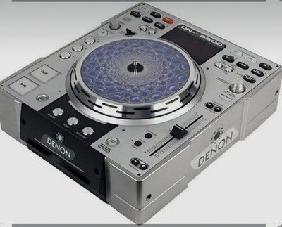 A Set Of Denon DN-S35000 Single DJ CD/MP3 Player CDJ W/ ODYSSEY FLIGHT CASE LED