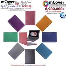 NEW mCover Case for 2026 11.6" Dell Chromebook CC11260 Clamshell Education PC
