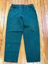 Pantaloni vintage Paco Jeans anni 90 Y2K skater rave uomo larghi 38x32 edizione verde
