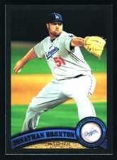 Jonathan Broxton Los Angeles Dodgers 2011 Topps Black #407 SN /60