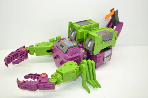 Scorponok Vintage 1987 G1 Transformers Hasbro Action Figure Incomplete Follow Us