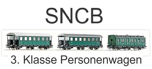 Roco SNCB 3x 3.Kl Ep3 NUEVO 64289+88 45534 a 6600079 45657 70043 Trix 22597 25539 | Condition: Neu