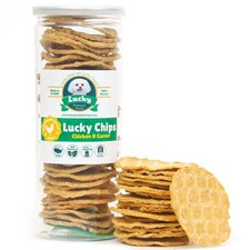 Chicken & Carrot Chips Dog Treats - USA Made, 100% Chicken Jerky, Grain-Free