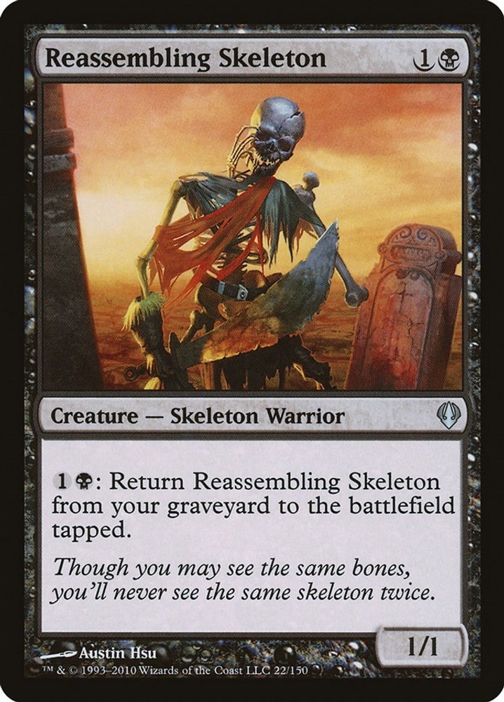 Reassembling Skeleton #22 (LP) Archenemy (ARC) MTG
